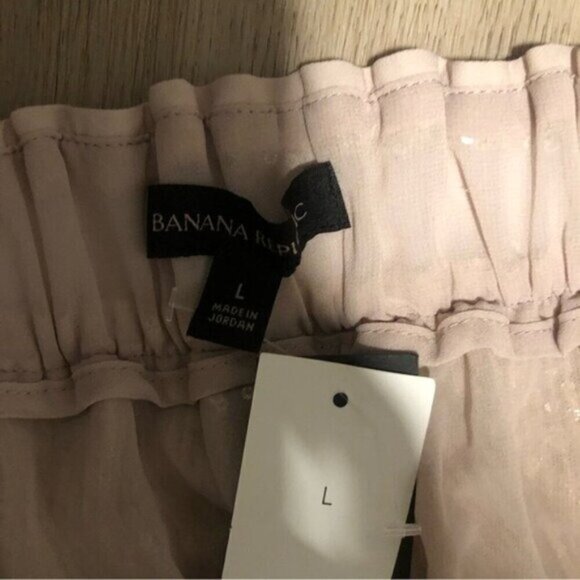 Banana Republic Women’s High Rise Wide Leg Sequin Pants - Size Large - Picture 6 of 11